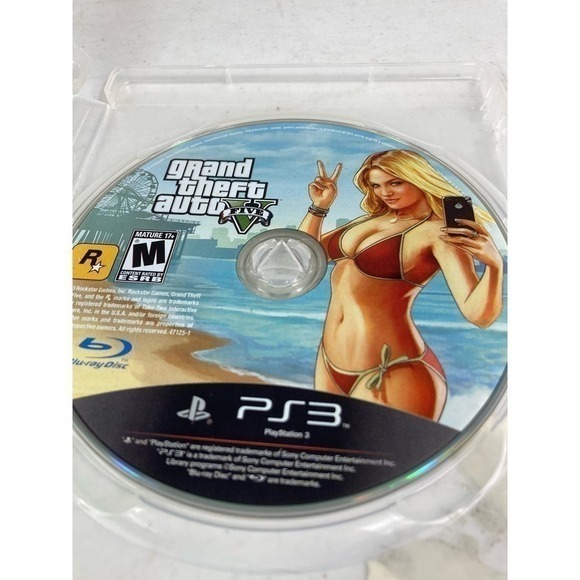 PlayStation Play Station PS3 Grand Theft Auto V 5 Game Rated 17+ Exciting Action - Picture 3 of 5